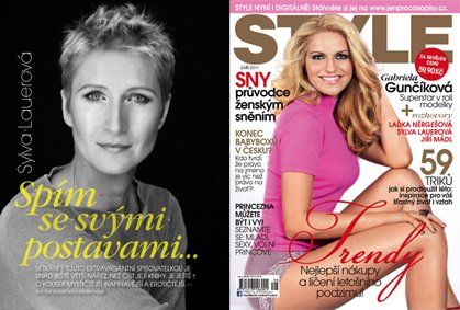 Rozhovor se Sylvou Lauerovou v aktuálním zářijovém čísle časopisu STYLE.