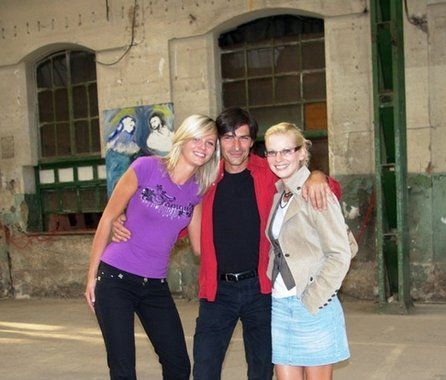 Vernisáž Projektu Michael2007 - Zdeněk Podhůrský s přítelkyní