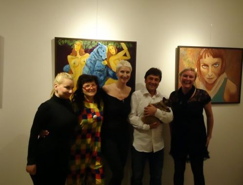 Souhvězdí Bohumila Hrabala a Harlekýn na římse