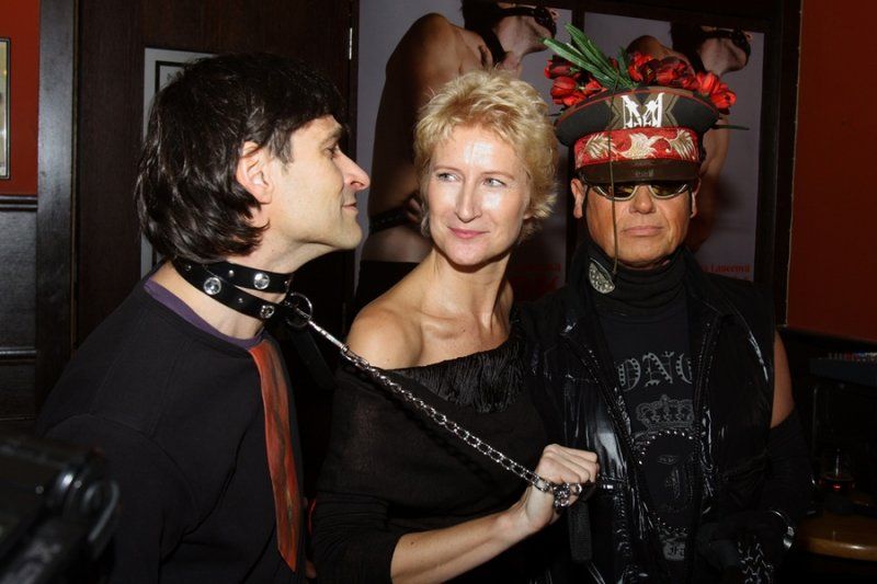 Křest Otroka - Sylva Lauerová s Jiřím Kornem a Zdeňkem Podhůrským (foto: Martin Domok)