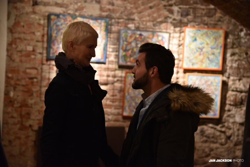 Sylva Lauerová a jeden z kmotrů - Ondřej Blažmen Blaho