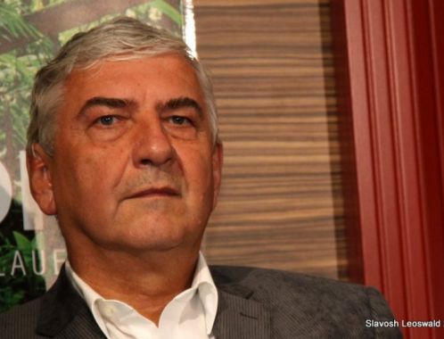 Křest románu Jumaroro: Miroslav Donutil (foto: Slavoš Jiřena)