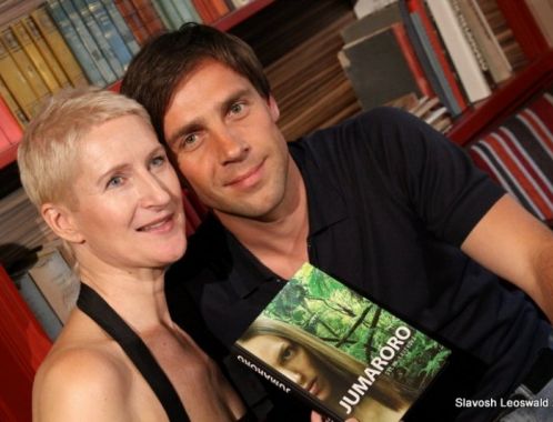 Křest románu Jumaroro: Sylva Lauerová a Roman Vojtek (foto: Slavoš Jiřena)