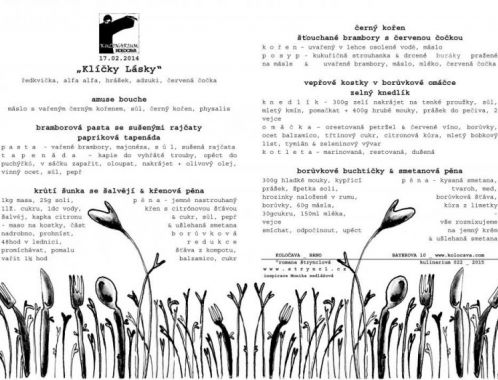 22. Kulinárium Romany Štryncl; poezie Sylva Lauerová, akvarely Monika Sedlářová