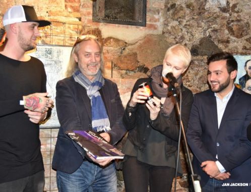 Book launch of comic book The Lurker in Brno