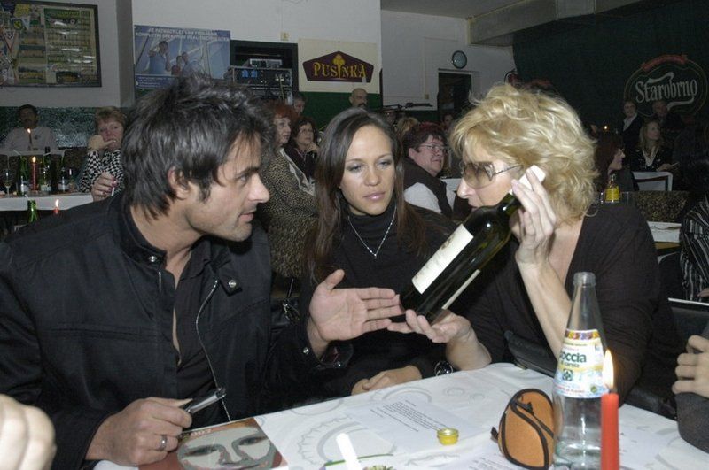 Křest knihy Michael2007 - autorka Sylva Lauerová s Mirkem Šimůnkem a Evou Horzinkovou