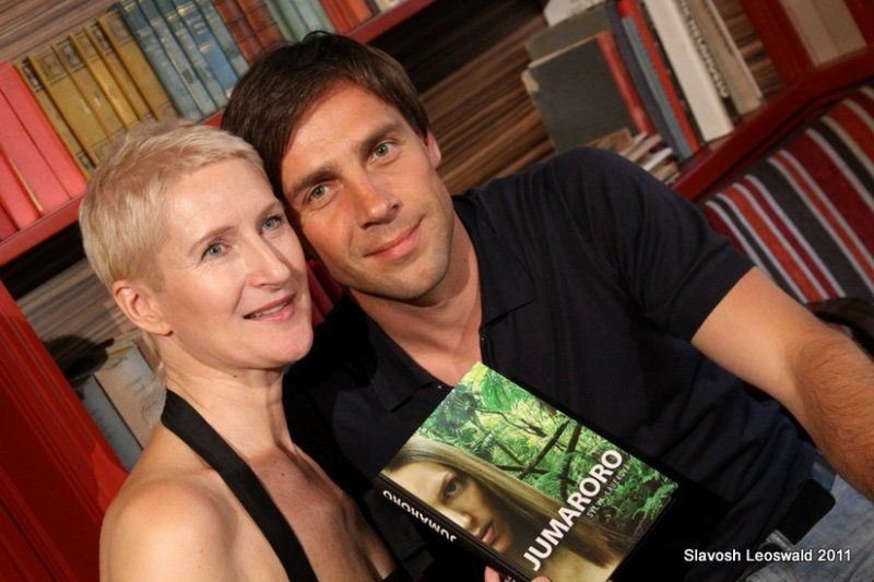 Křest románu Jumaroro: Sylva Lauerová a Roman Vojtek (foto: Slavoš Jiřena)