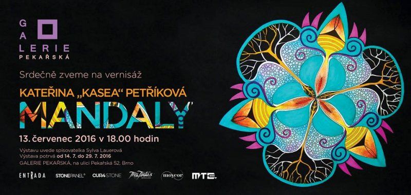 Vernisáž MANDAL a Sylva Lauerová