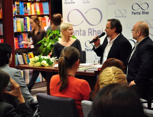 The book lounch of The Lurker in Bratislava, Slovakia