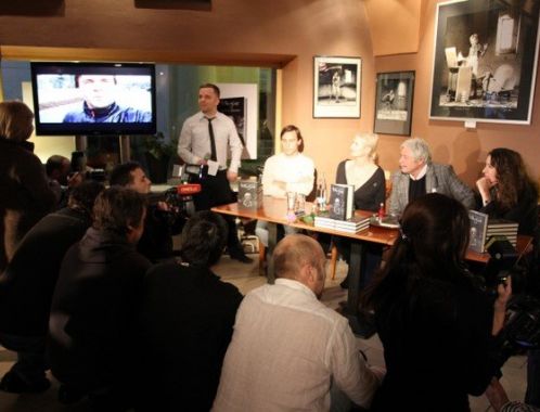 The book lounch in Prague, The Czech Republic