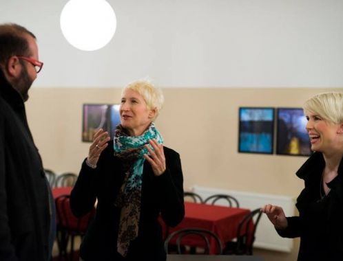 Tomáš Picka, Sylva Lauerová a Bára Kozáková, foto: Petr Dubjak