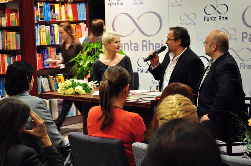 The book lounch of The Lurker in Bratislava, Slovakia