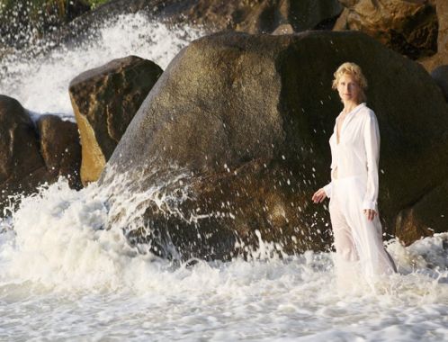 In the waters of the Indian Ocean...