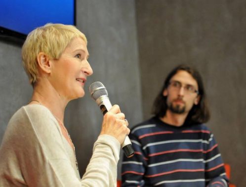 Sylva Lauerová´s autograph session in Ostrava; Photo by Lukáš Ston