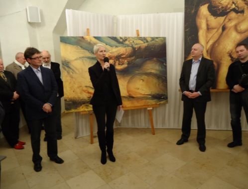Sylva Lauerová is opening exhibition of photographs by Zbyněk Maděryč