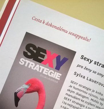 Double page dedicated to SEXY strategy in Plan of edition of Mladá fronta (publishing house)
