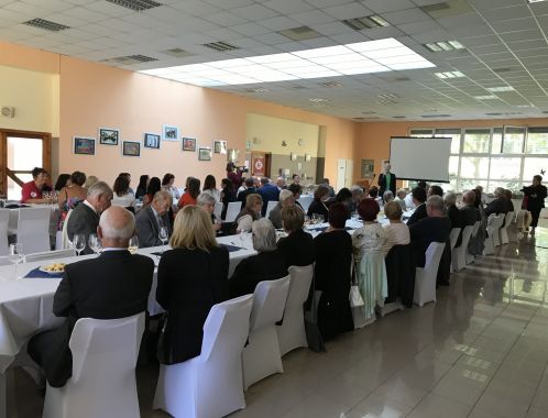 Sylva Lauerová at the Jan Blahoslav Grammar School in Ivančice