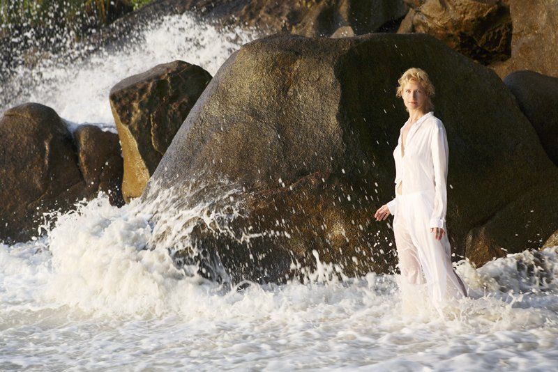 In the waters of the Indian Ocean...