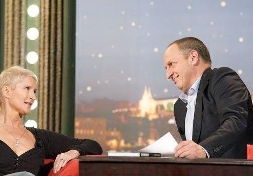 Sylva Lauerová u Jana Krause; Foto: archiv