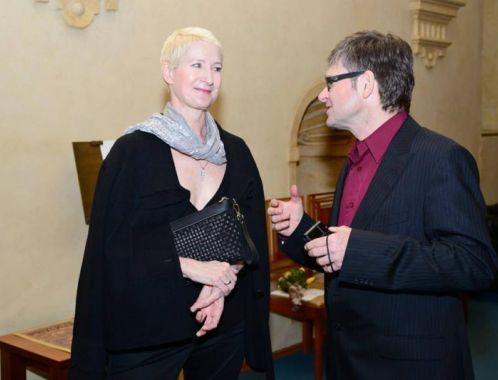 Sylva Lauerová a fotograf Zbyněk Maděryč. Foto: Jindra Kepert