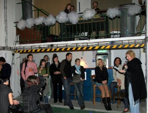 Designblok '09 - první kolo autorského čtení Sylvy Lauerové a téměř nedýchající publikum