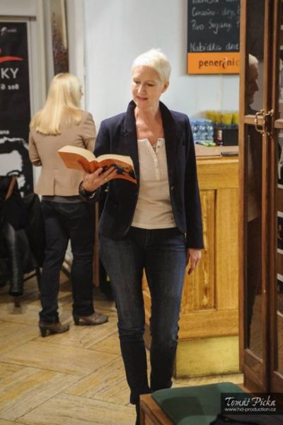 Autorské čtení na vernisáži Romany Štrynclové, Foto: Tomáš Picka