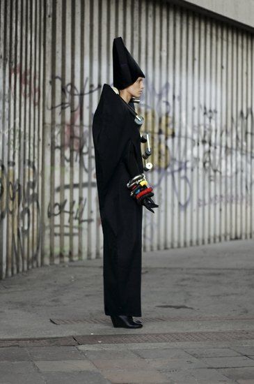 Scénická oděvní kolekce ŠACH MAT - model Černá královna