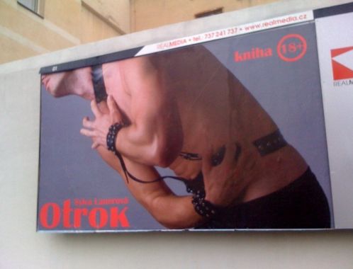 The Slave - media campaign - billboard, city centre of Brno