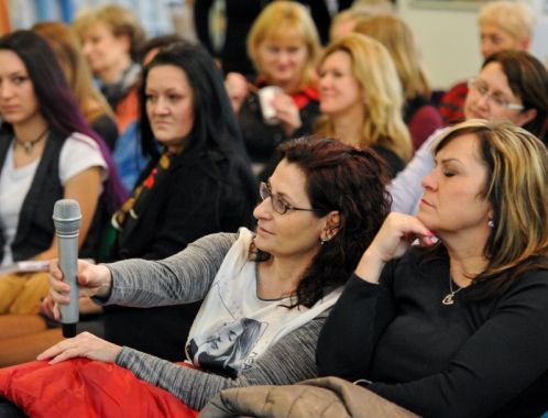 Sylva Lauerová pokřtila SEXY strategie v Ostravě - kmotrou byla moderátorka Kateřina Huberová.