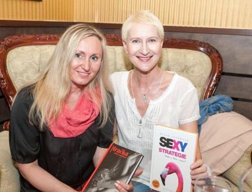 Sylva Lauerová při autorském čtení v Chotěboři