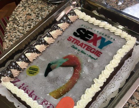 Narozeninový dort jako překvapení pro Sylvu Lauerovou od Panského domu