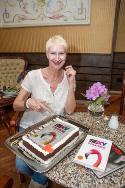 Sylva Lauerová při autorském čtení v Chotěboři