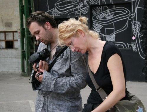 The Michael2007 Project - Sylva Lauerova, the initiatress of the project and Gabriel Kurtis, Project Manager