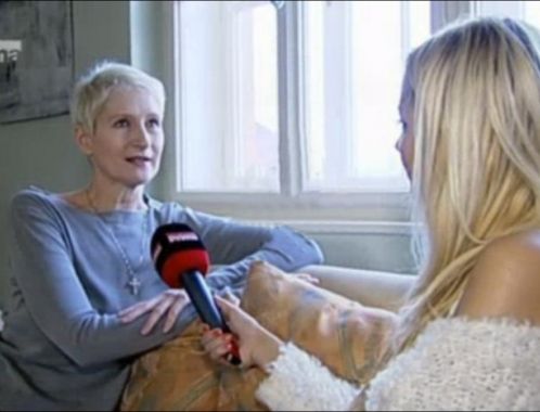 Sylva Lauerová a redaktorka VIP zpráv TV Prima Lucie Špaková
