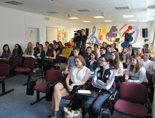 LECTURE AT GJBI (JAN BLAHOSLAV HIGH SCHOOL, IVANČICE) ON MONDAY, MARCH 16, 2015