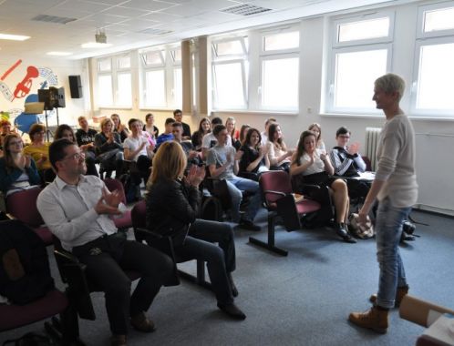 LECTURE AT GJBI (JAN BLAHOSLAV HIGH SCHOOL, IVANČICE) ON MONDAY, MARCH 16, 2015