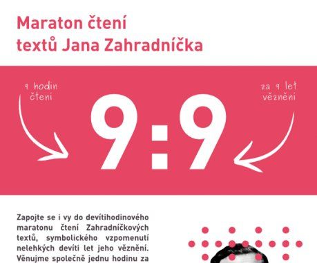 Fotodokumentace z Maratonu čtení v Moravské zemské knihovně