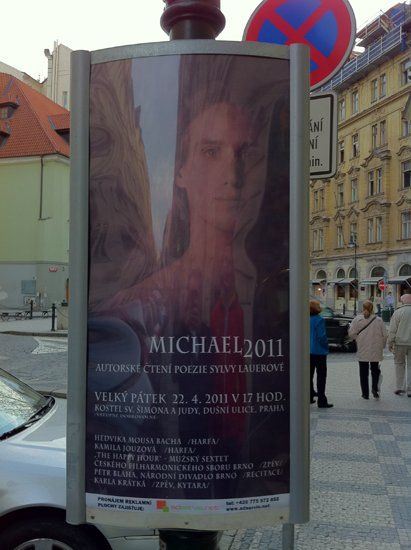 Michael2011 - mediální kampaň - plakát centrum Prahy