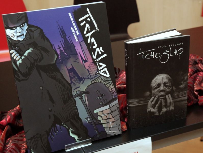 Pražský křest komiksu Tichošlap v Luxoru. Foto: František Kressa
