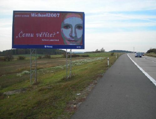 Sylva Lauerová: Michael2007 - mediální kampaň - billboard D1