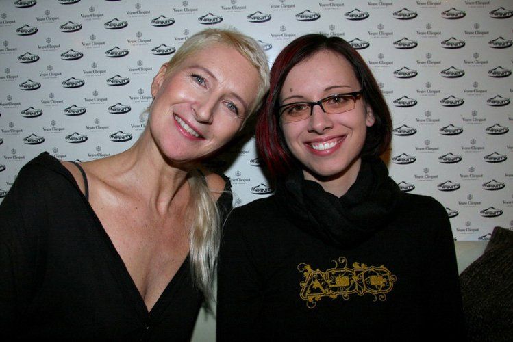 spisovatelka Sylva Lauerová a Marketing, Media Manager nakladatelstvi van Aspen, s.r.o., Eva Pinkrová (foto: Klára Smílková)