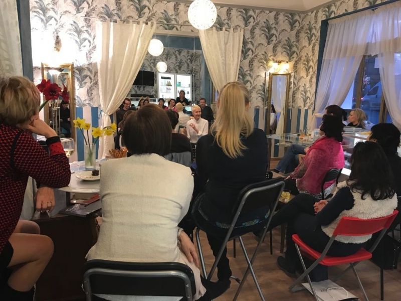 Sylva in the Prague Showroom TS Studio