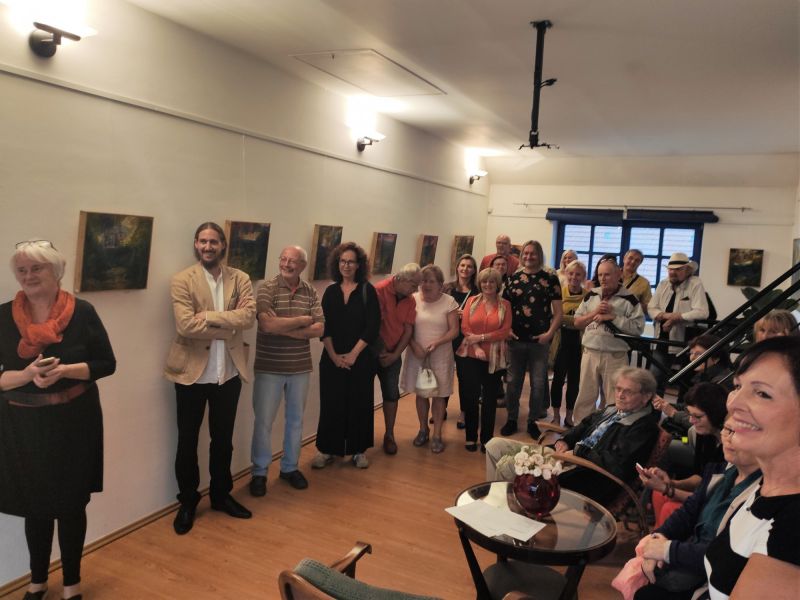 Výstava obrazů Karla Rossí, Prštice. Foto: Romana Štrynclová