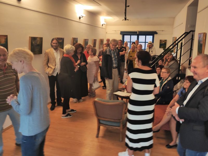 Výstava obrazů Karla Rossí, Prštice. Foto: Romana Štrynclová