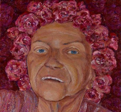 Karla Krátká: "EKG"; olejomalba 60x80 Romana Štrynclová; foto: František Chrástek