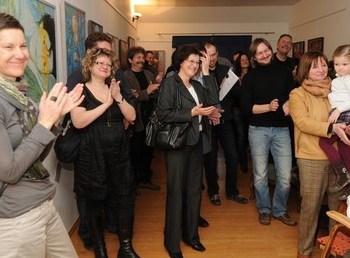 Královny slz a ostružin - vernisáž výstavy, galerie Aviatik (foto: Zbyněk Maděryč)