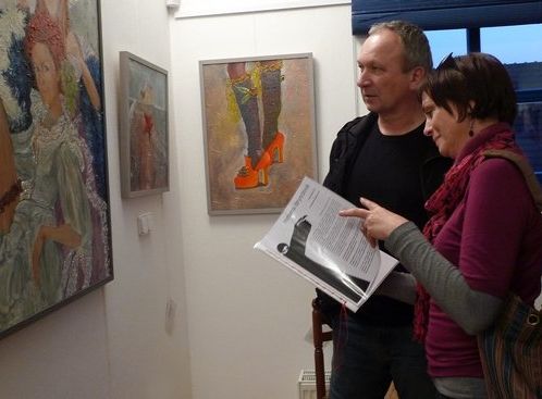 Královny slz a ostružin - vernisáž výstavy, galerie Aviatik (foto: Zbyněk Maděryč)