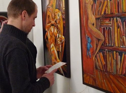 Královny slz a ostružin - vernisáž výstavy, galerie Aviatik (foto: Zbyněk Maděryč)