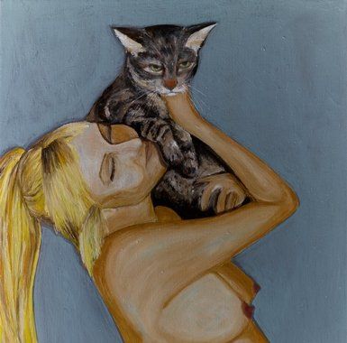 Karolína Minárová: "Stella"; olejomalba 70x100 Romana Štrynclová; foto: František Chrástek