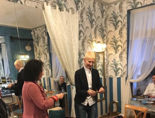 Sylva Lauerová v Showroomu TS